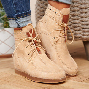 Plus size women's short boots