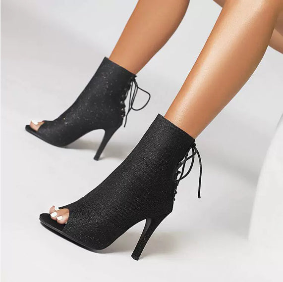 Stiletto Heel Ankle Boots Jazz Jazz Shoes