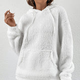 Single-sided Fluff Long Sleeve Plush Top