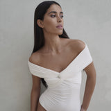 Cross Large V-neck Off Shoulder Jumpsuits Women