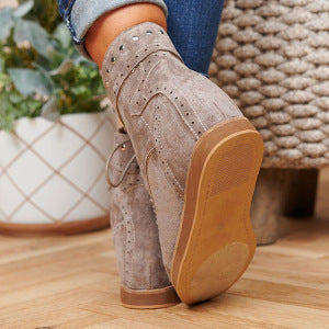 Plus size women's short boots
