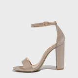 Chunky Heel Sandals Fashion European And American Style High Heel Sandals Women's Classy Shoes