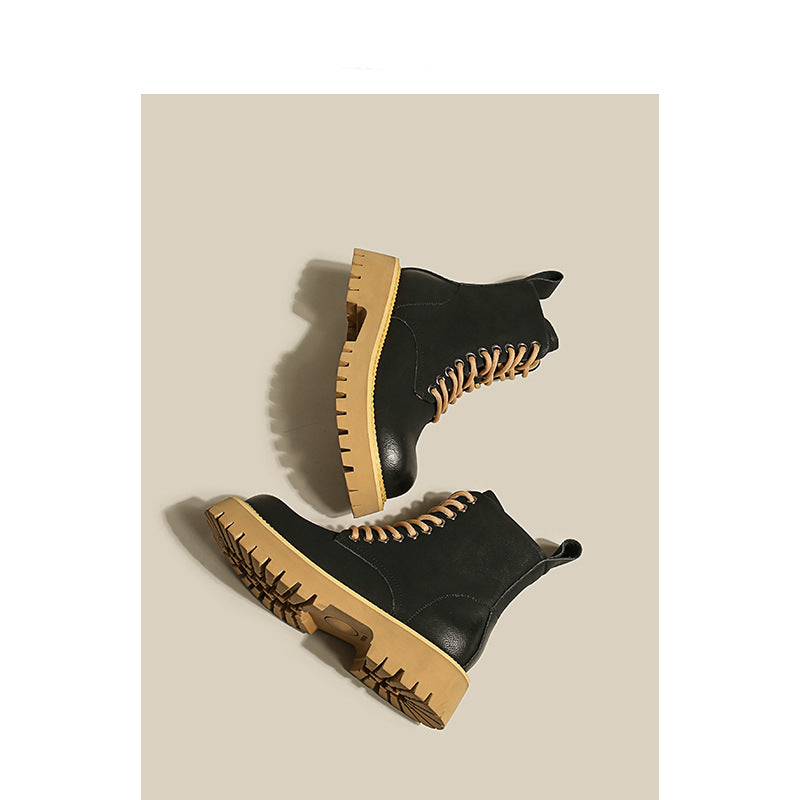 Martin Boots British Style Thick Bottom Increased