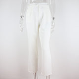Casual White Trousers Loose All-Match Suit Pants Women
