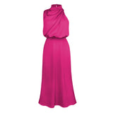 Summer Sleeveless Dress Ins Fashion Elegant Evening Party Club Clothing For Women