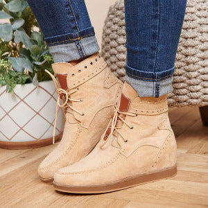 Plus size women's short boots