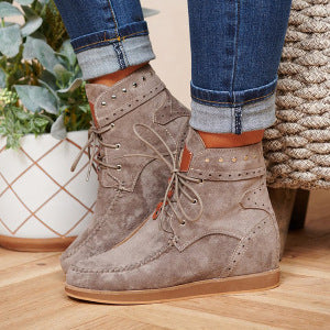 Plus size women's short boots