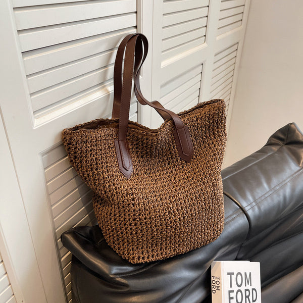 Commuter Straw Women's Fashion Shoulder Bag